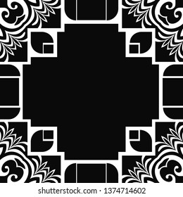 Abstract pattern in arabian style. Seamless vector background. Graphic modern art deco pattern