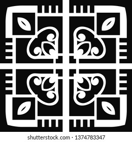 Abstract pattern in arabian style. Seamless vector background. Graphic modern art deco pattern