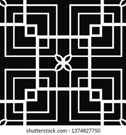 Abstract pattern in arabian style. Seamless vector background. Graphic modern art deco pattern