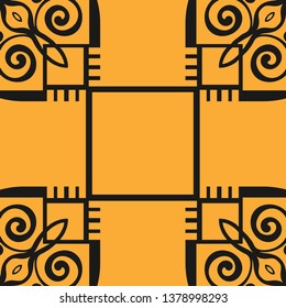 Abstract pattern in arabian style. Seamless vector background. Graphic modern art deco pattern