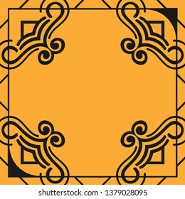 Abstract pattern in arabian style. Seamless vector background. Graphic modern art deco pattern