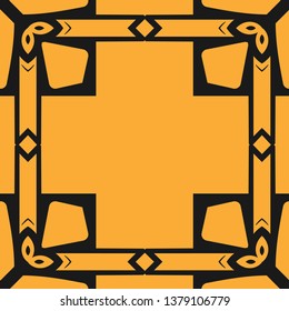 Abstract pattern in arabian style. Seamless vector background. Graphic modern art deco pattern