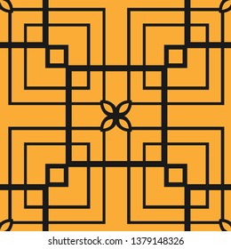 Abstract pattern in arabian style. Seamless vector background. Graphic modern art deco pattern