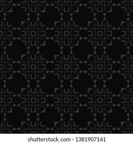 Abstract pattern in arabian style. Seamless vector background. Graphic modern art deco pattern
