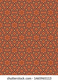 Abstract pattern in Arabian style. Seamless vector background. Islamic abstract ornament pattern
