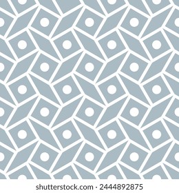 Abstract pattern in Arabian style. Seamless vector background. blue and white Graphic modern pattern.