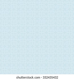 Abstract pattern in Arabian style. Seamless vector background. Blue and white ornament.
