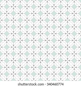 Abstract pattern in Arabian style. Seamless vector background. 