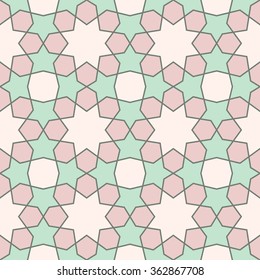Abstract pattern in Arabian style. Seamless background. Tiles, Islamic ornaments. Can be used for wallpaper, pattern fills, web page background, surface textures.