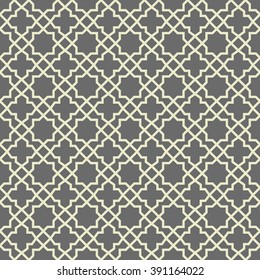 Abstract pattern in Arabian style. Seamless vector background.