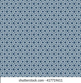 Abstract pattern in Arabian style. Seamless vector background.