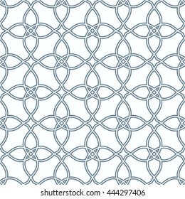 Abstract pattern in Arabian style. Seamless vector background.