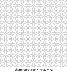 Abstract pattern in Arabian style. Seamless vector background.