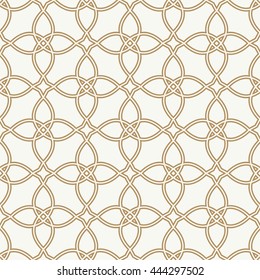 Abstract pattern in Arabian style. Seamless vector background.