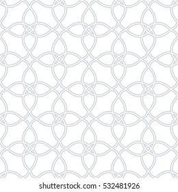 Abstract pattern in Arabian style. Seamless vector background.
