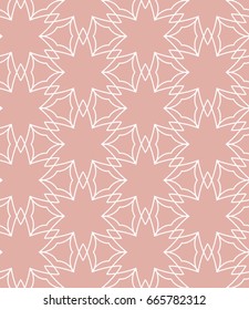 Abstract pattern in Arabian style. Seamless vector background. Beige and white texture. Graphic modern pattern.