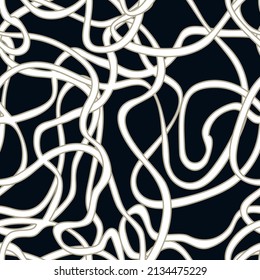 Abstract pattern with artistic lines in repeat.