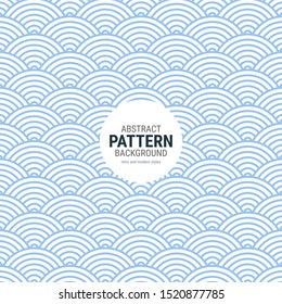 Abstract pattern background with arches. A seamless vector background. This is a simple vector illustration with harmonious blend of retro and modern styles. Eps10 vector.