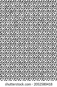 Abstract pattern background black vector. Coloring page for adult.
