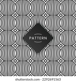 Abstract pattern background in black and white