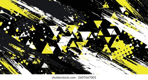 Abstract pattern background with brush effect, vector, eps 10.
