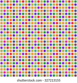 Abstract pattern background with colored circles dots . Vector texture.