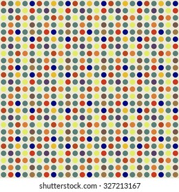 Abstract pattern background with colored circles dots . Vector texture.