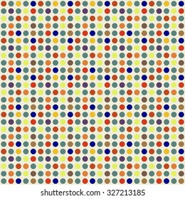 Abstract pattern background with colored circles dots . Vector texture.