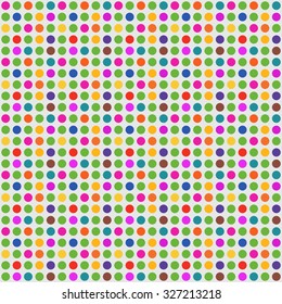 Abstract pattern background with colored circles dots . Vector texture.