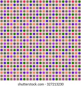 Abstract pattern background with colored circles dots . Vector texture.
