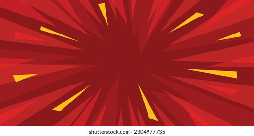 Abstract pattern background in comic style or interesting color sunbeams. Summer vector illustration for banner promotion, poster, greeting card, social media, web design.