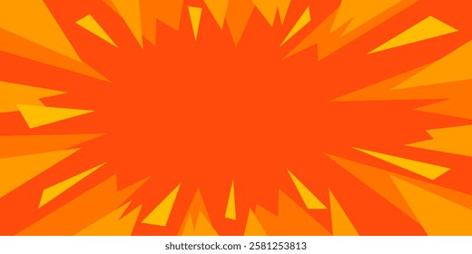 Abstract pattern background in comic style or attractive color sunlight. Summer design for promotion banner, poster, greeting card, social media.