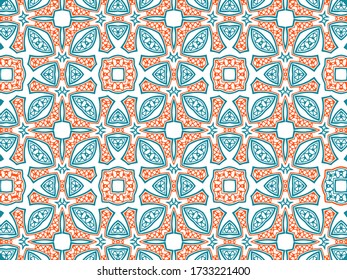 Abstract Pattern Background. Create from ethnic element and ornament. Suitable for wallpaper, art deco, and textile printing