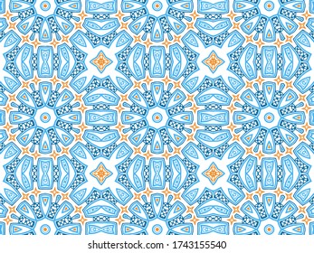 Abstract Pattern Background. Create from ethnic element and ornament. Suitable for wallpaper, art deco, and textile printing.