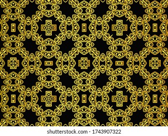 Abstract Pattern Background. Create from ethnic element and ornament. Suitable for wallpaper, art deco, and textile printing.