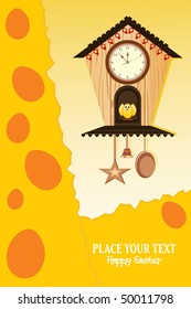 abstract pattern background for easter day, illustration