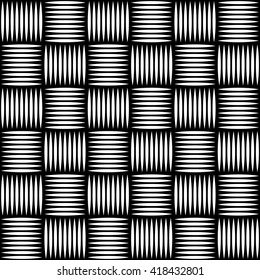 Abstract pattern, background with edgy lines. Monochrome geometric background, texture. Editable vector.