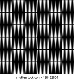 Abstract pattern, background with edgy lines. Monochrome geometric background, texture. Editable vector.