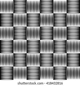 Abstract pattern, background with edgy lines. Monochrome geometric background, texture. Editable vector.