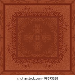 Abstract pattern background, graphic monochrome contour. vector