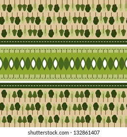 abstract pattern background of green tree foliage