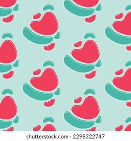 Abstract pattern background illustration in hand drawn vector