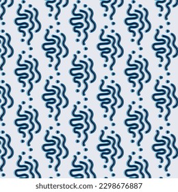 Abstract pattern background illustration in hand drawn vector