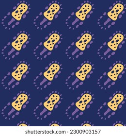 Abstract pattern background illustration in hand drawn vector