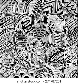 abstract pattern background. line art concept