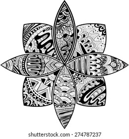 abstract pattern background. line art concept