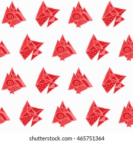Abstract pattern background memphis style. Abstract vector greeting card