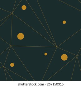 Abstract pattern background. Modern design, triangles, rhombus, circles