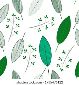 Abstract pattern background natural  leaves
