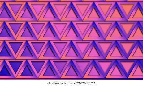 Abstract pattern background with pink and purple triangles. Vector illustration. Eps 10.